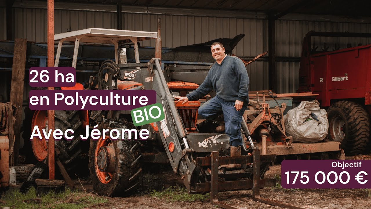 1ère opportunité d'investissement #Hectarea : 26 Ha en #polyculture avec Jérôme 🌾🍅