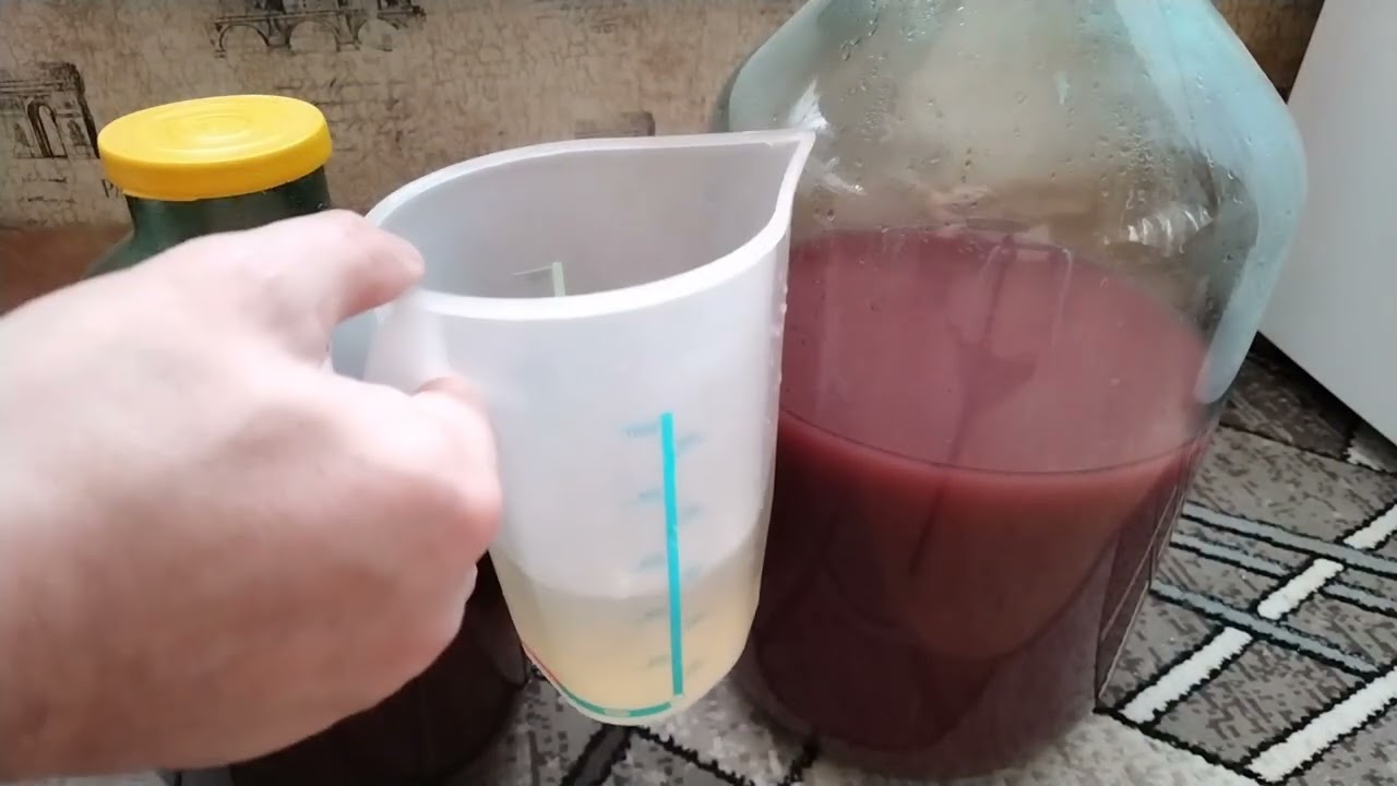 Осветление и дегустация красного сухого вина и вермута.