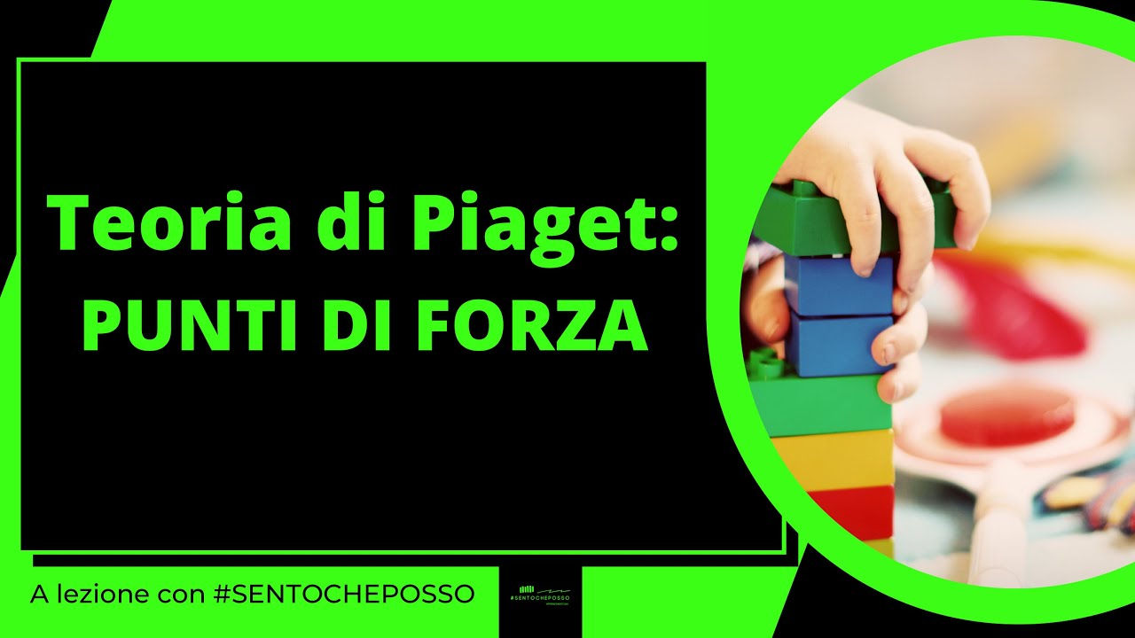TEORIA DI PIAGET: Punti di forza