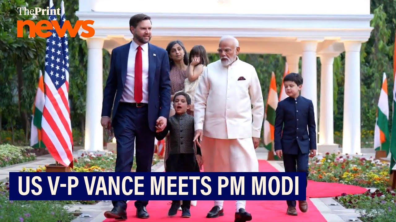 U.S Vice President JD Vance meets PM Modi at 7LKM