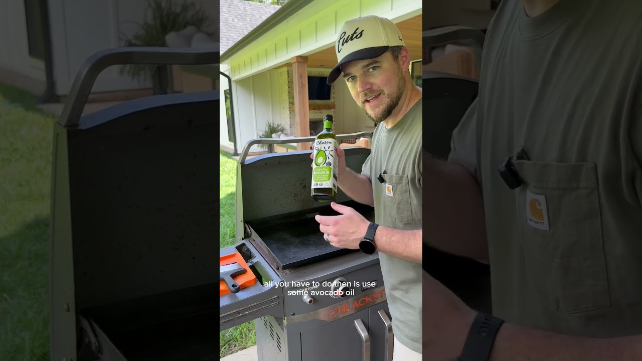 How to clean your Blackstone the easy way #blackstone #grilling #outdoorcooking