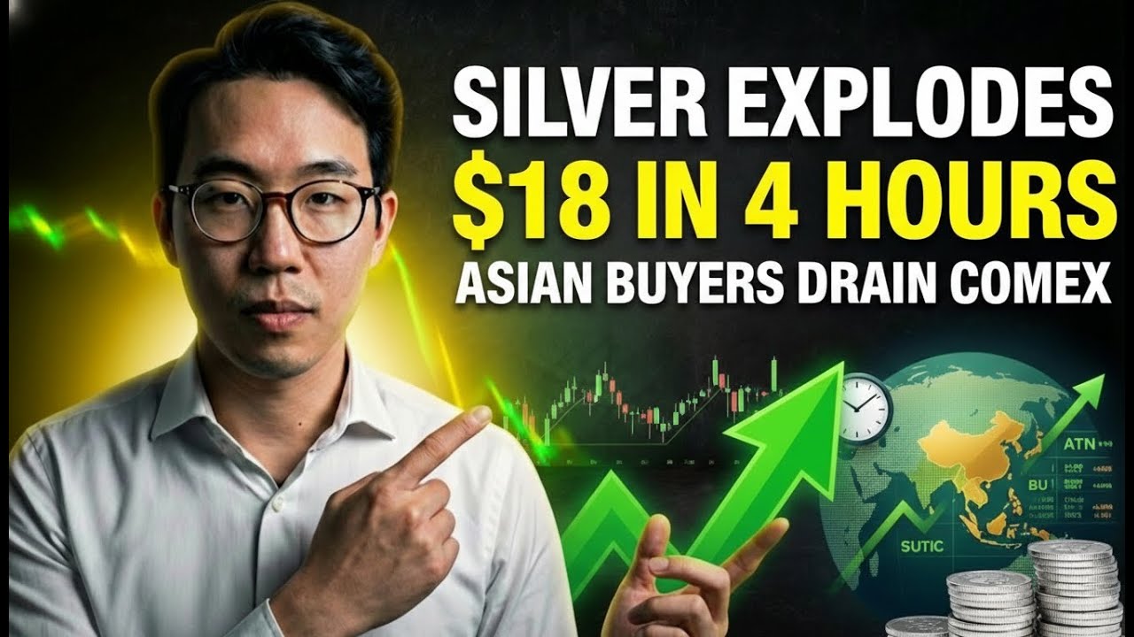 Silver EXPLODES $18 in 4 Hours - Asian Buyers Drain COMEX (Live Data)