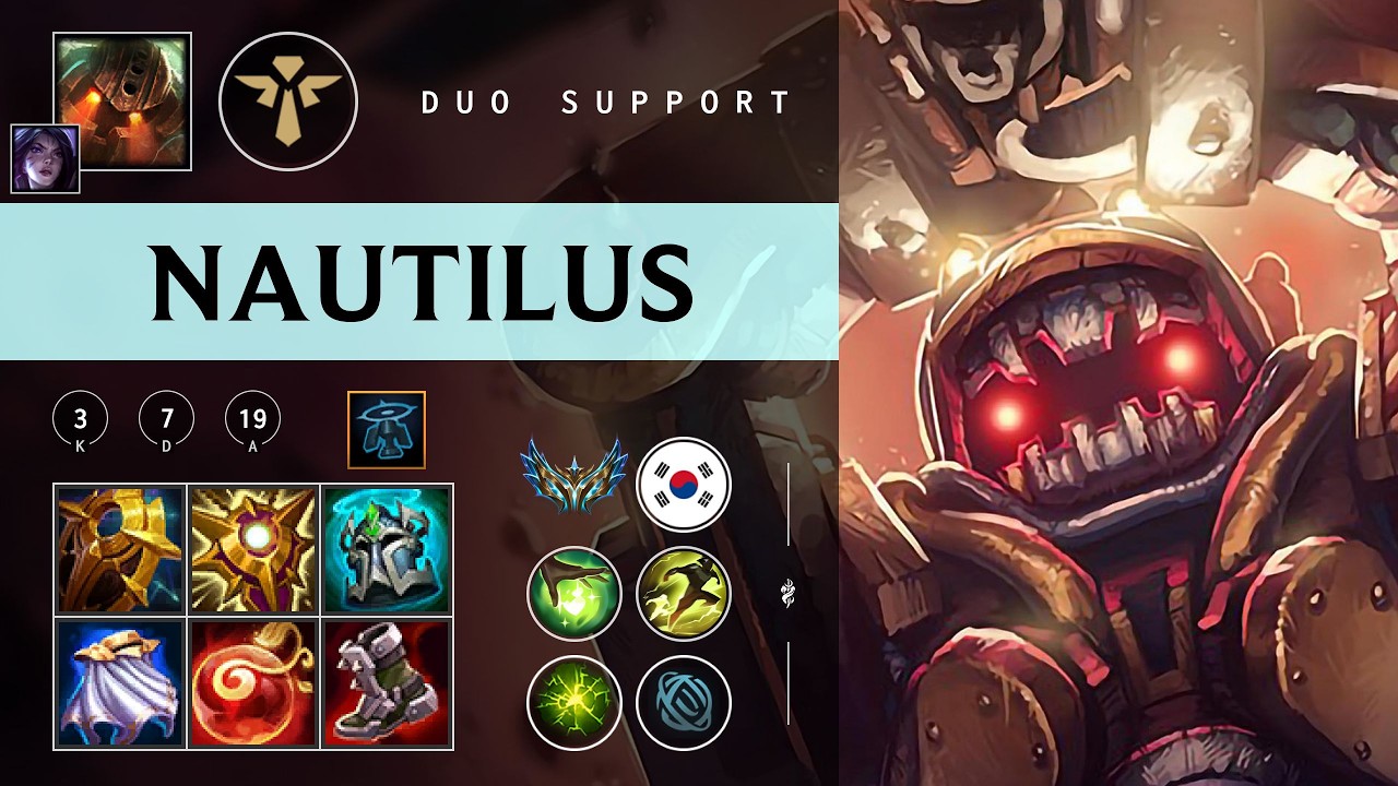 Nautilus Support vs Poppy - KR Challenger Patch 26.04