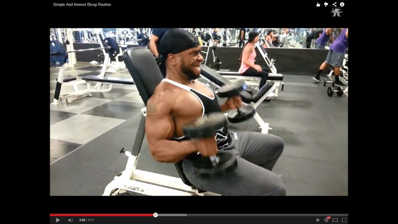 Simple And Intense Bicep Routine