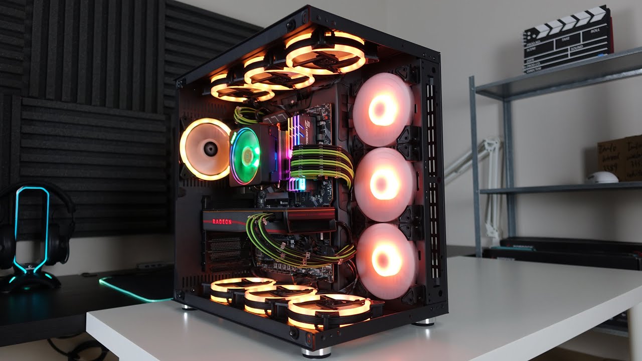 Modifiyeye Açık 10 Fanlı RGB Kasa | Xigmatek Aquarius Plus