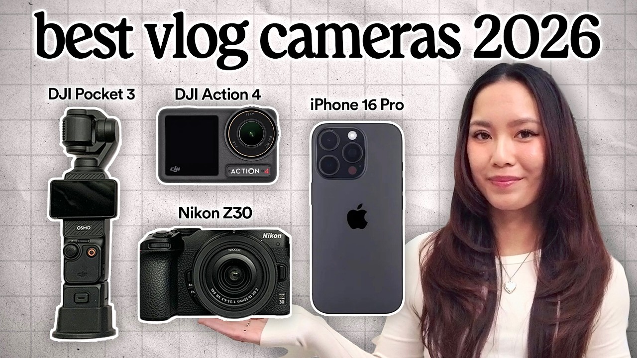 content 101 💡 best vlog cameras i use in 2026 📸⭐️ pros, cons, sample footage