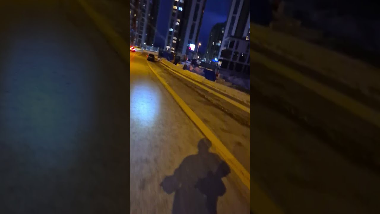 Kış Akşamı Scooter Sürüşü! (-3°C) #onvo #escooter 