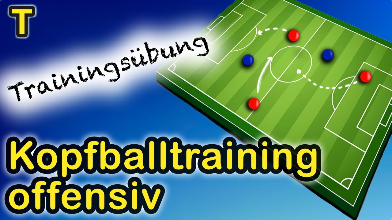 Zielen auf Zeichen des Trainers - Kopfball Training offensiv (10 Trainings&uuml;bungen)
