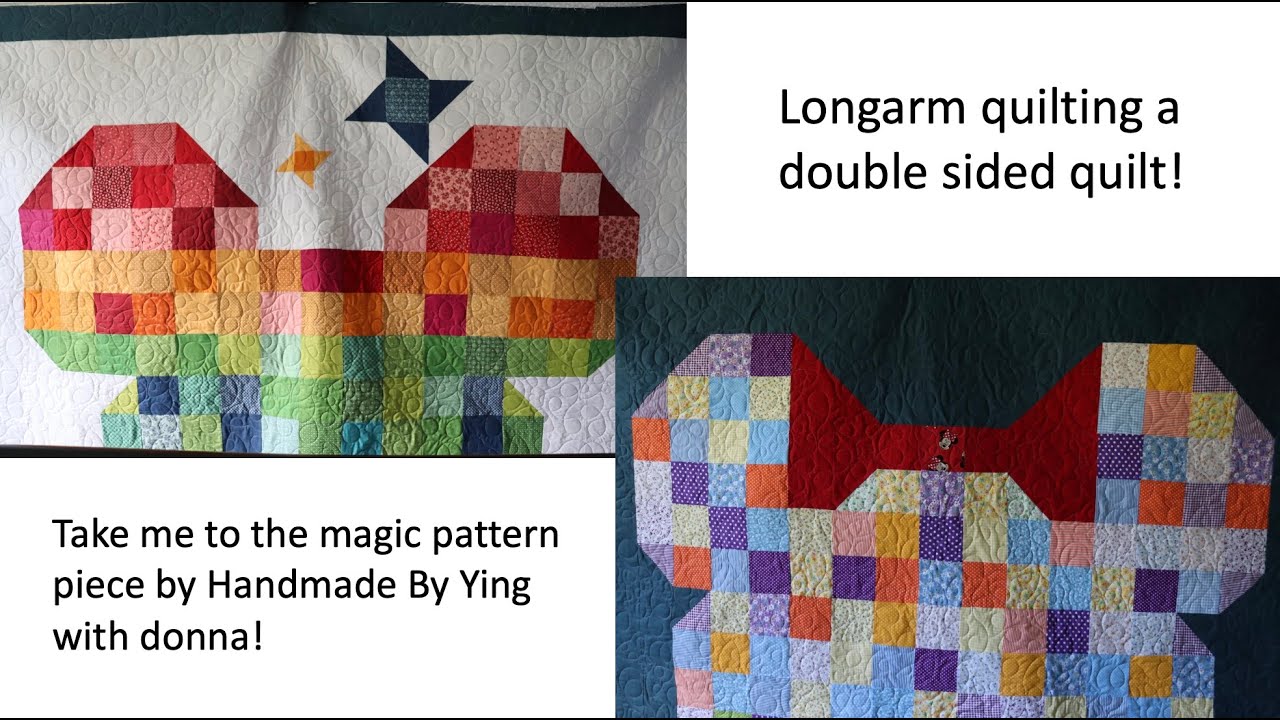 Double sided quilt! @HandmadebyYingwithDonna Take me to the Magic!