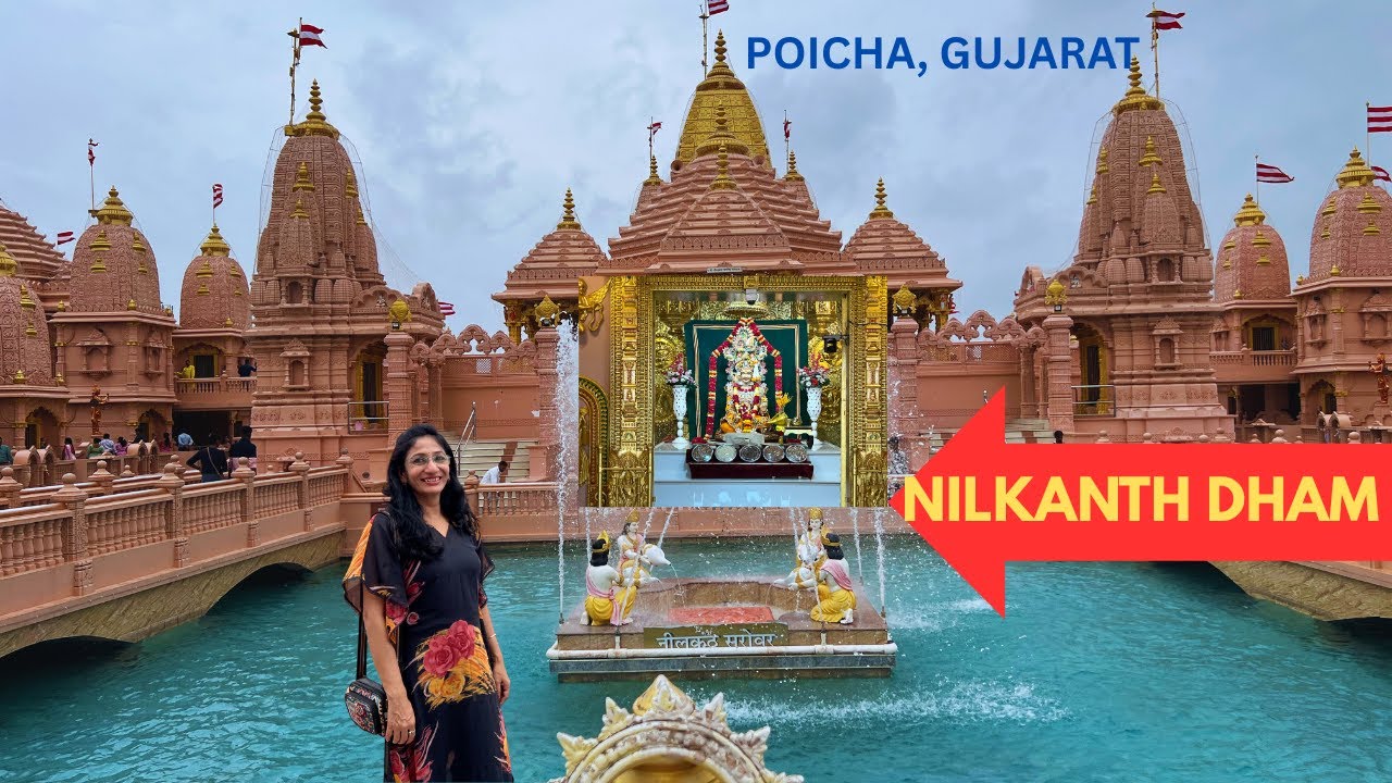 Nilkanth Dham, Poicha Gujarat |Shri Swaminarayan Temple |  @TOOFAN  Express 2.0