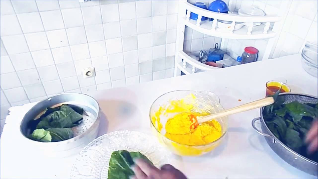 Maïs écrasé aux feuilles de melon (Tac Tac)