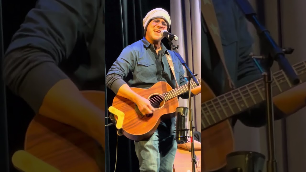 Acoustic concert with Christian Kane and James Marsters - Christian singing “Jolene”