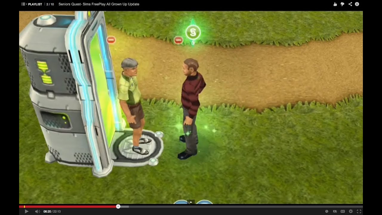 Seniors Quest- Sims FreePlay All Grown Up Update