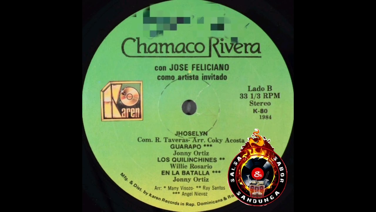 JOSÉ FELICIANO & CHAMACO RIVERA - Consuelo (1984)