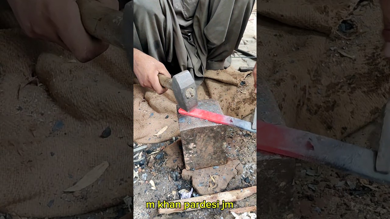 how to make #chisel from an old bearing  #razor