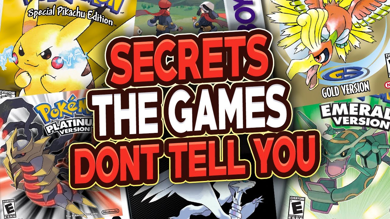 Секретные вещи в играх Pokémon, о которых вам не расскажут игры