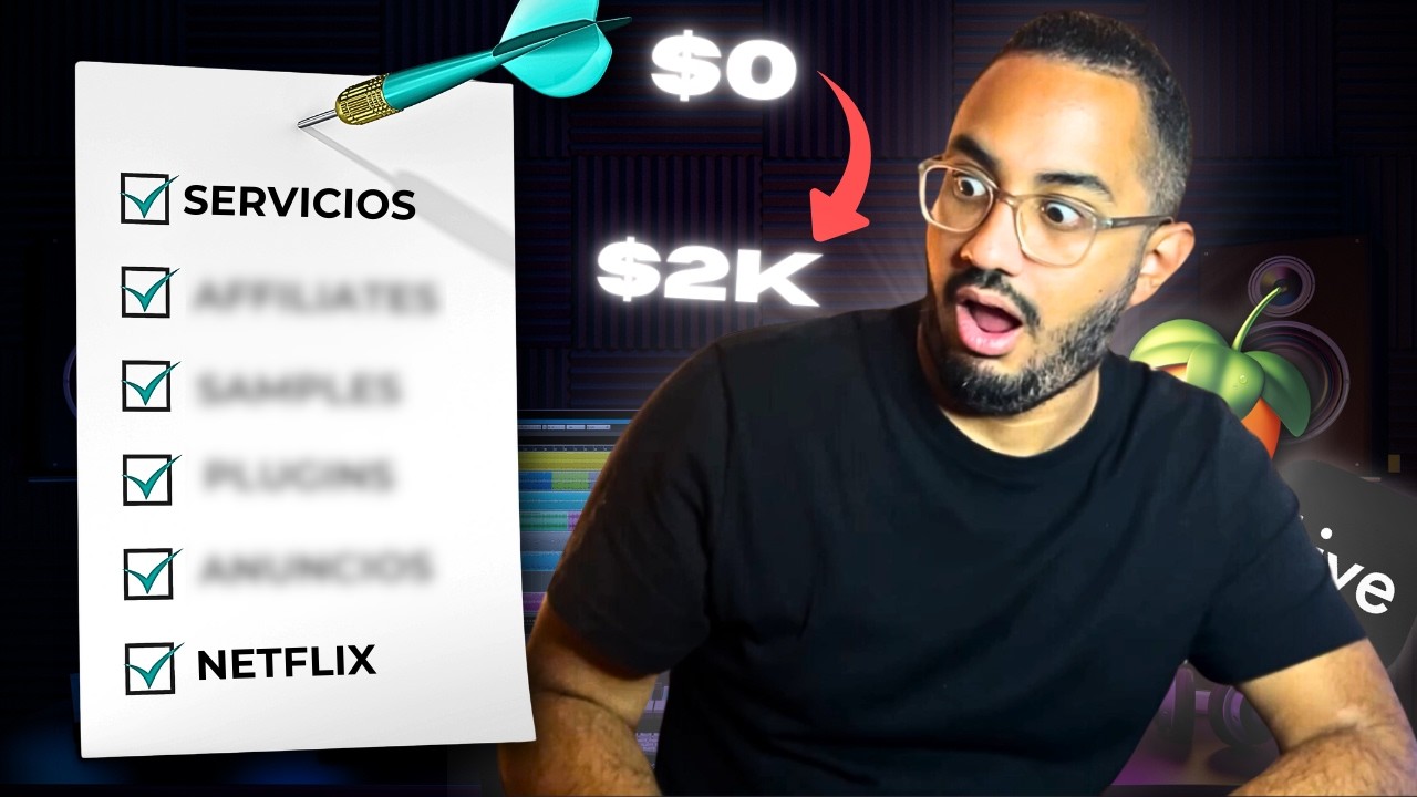 7 formas FÁCILES de GANAR DINERO como PRODUCTOR musical (Bonus al final)  Ep: 03