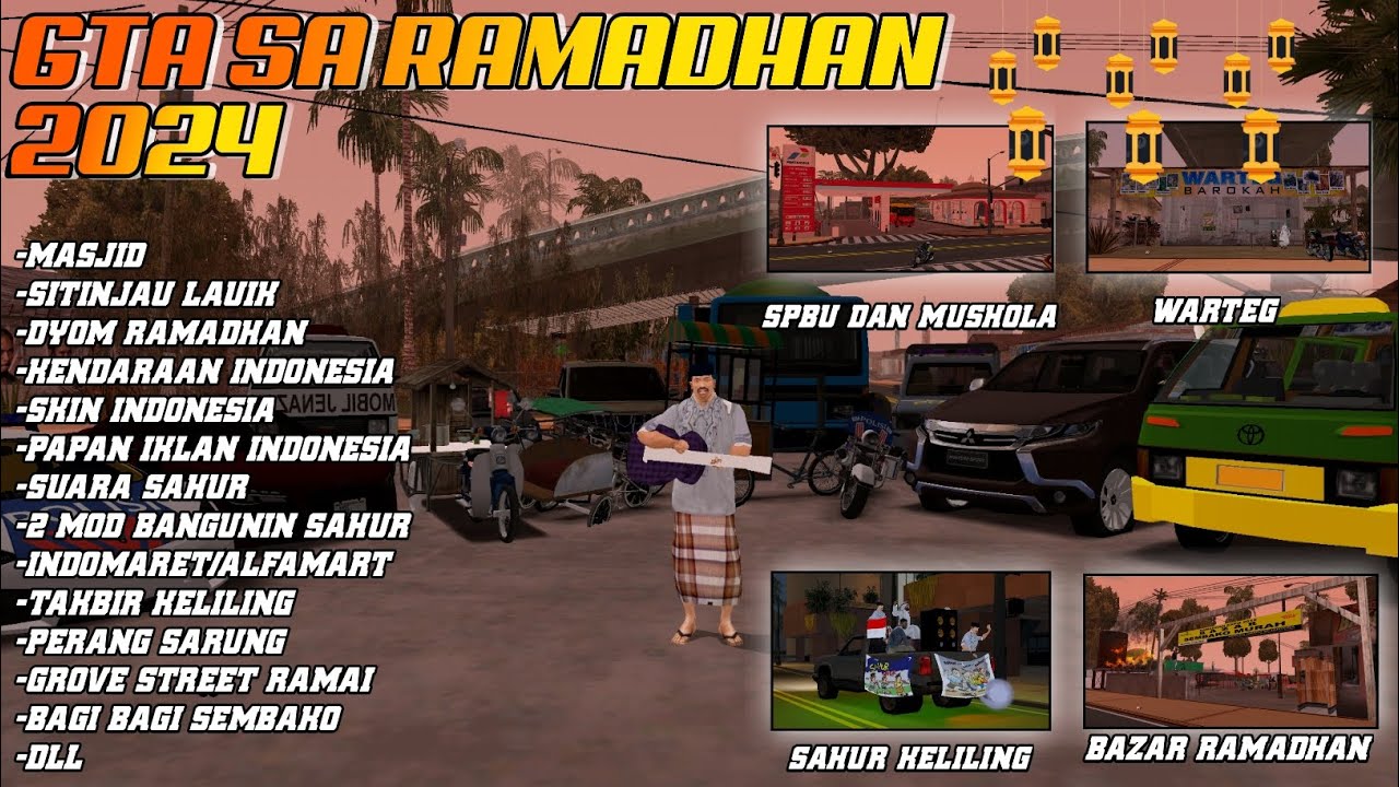 RILIS!!! GTA SA LITE RAMADHAN 2024  1445 H || #gtasaandroid