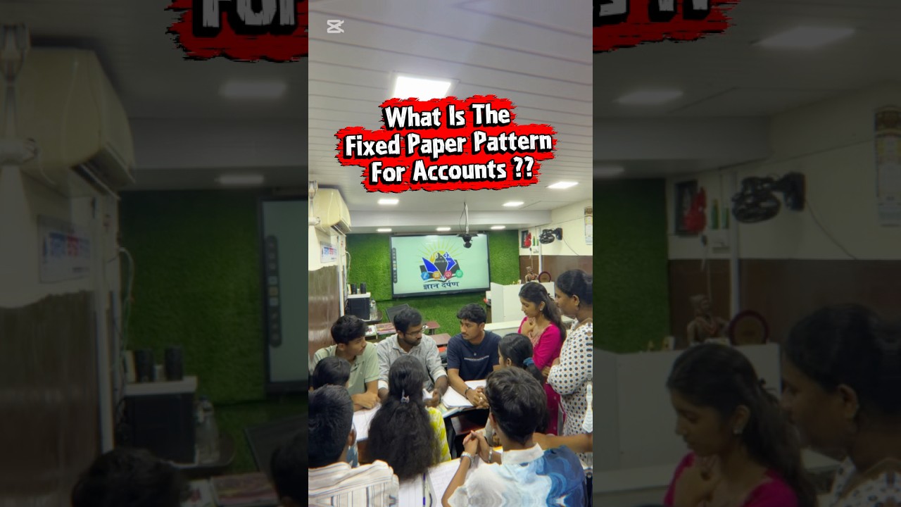 Fixed Paper Pattern For Accounts | Class 12th Bk | By Akash Sir #boardexam2026 #accounts