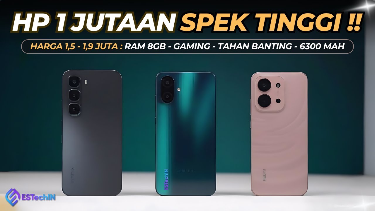 7 Rekomendasi HP 1 JUTAAN TERBAIK [1.5-2 Juta] November 2025!