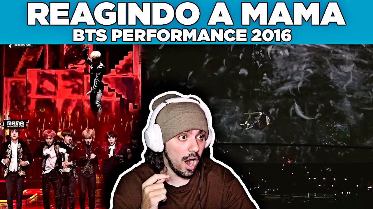 React MAMA: BTS MAMA 2016 Blood Sweat and Tears & fire (Live) 