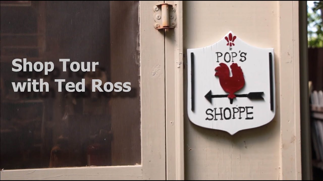 Ted's Turnings - Shop Tour with Ted Ross