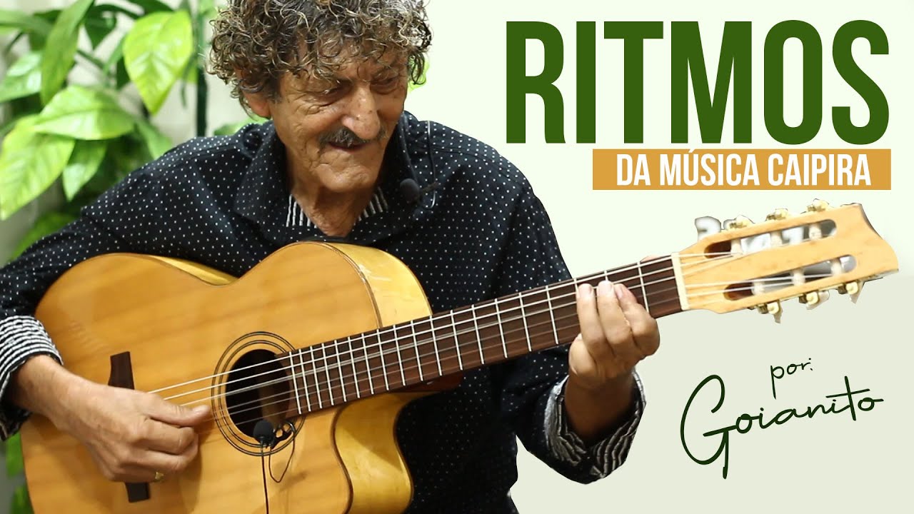 Goianito demonstrando alguns ritmos da Música Caipira em sua viola e violão