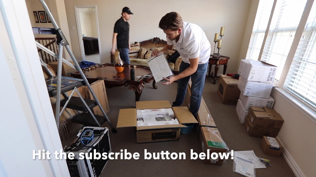 Unboxing Denon AVR-X2500H 7.2-channel home theater receiver