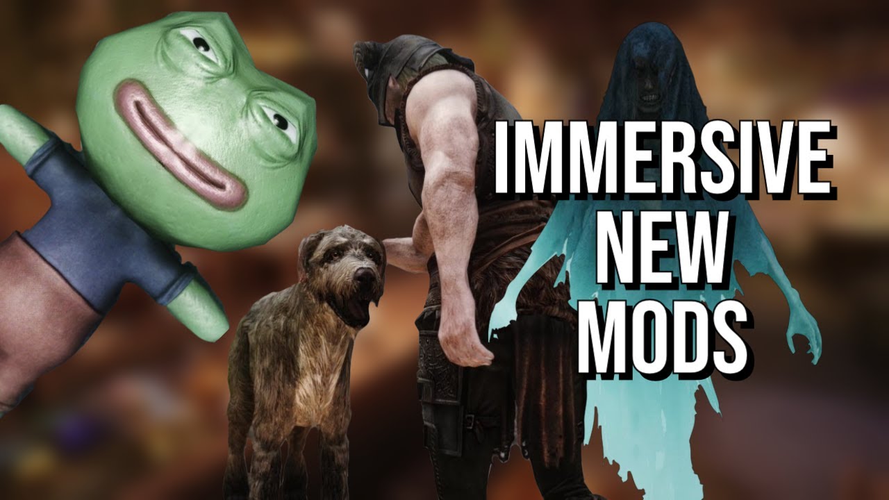 Skyrim Mods #2 | Immersion Special | Pet the Dog, JK's White Phial, Wraiths & More