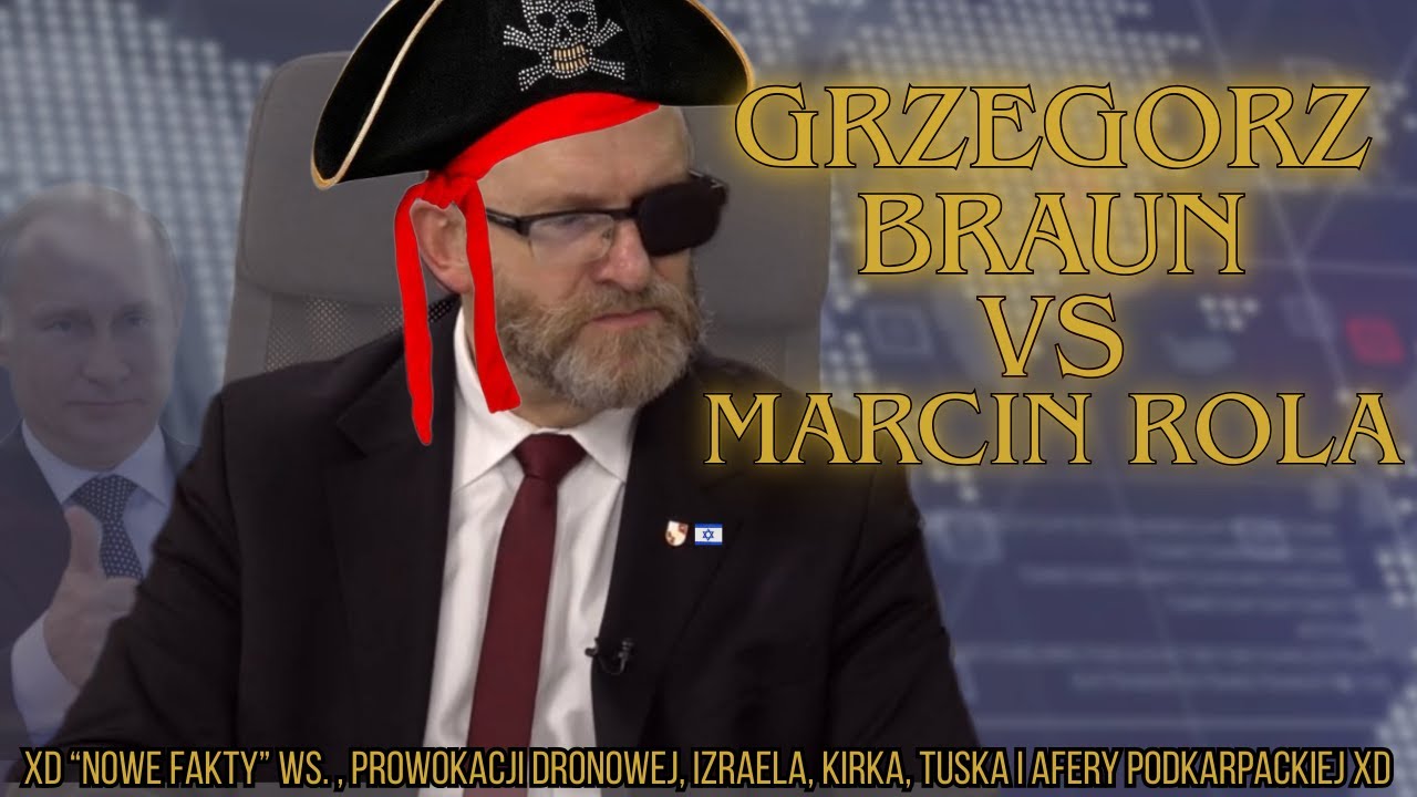 Grzegorz Braun w Wrealu24: Nowe fakty o prowokacji dronowej, Izraelu, Tusku  i innych