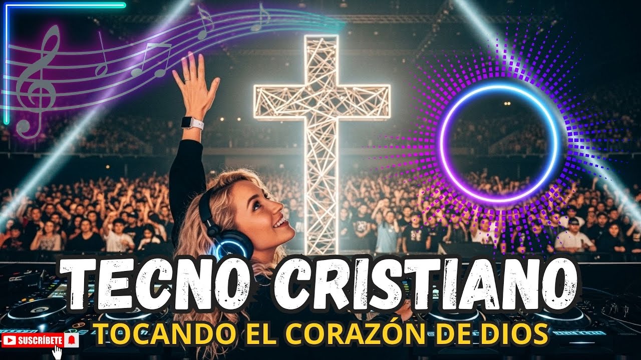 Música Techno Cristiana 2025 ✝️🎧Mezcla EDM Tecno Adoración/Alabanza Adolescentes, jóvenes y adultos