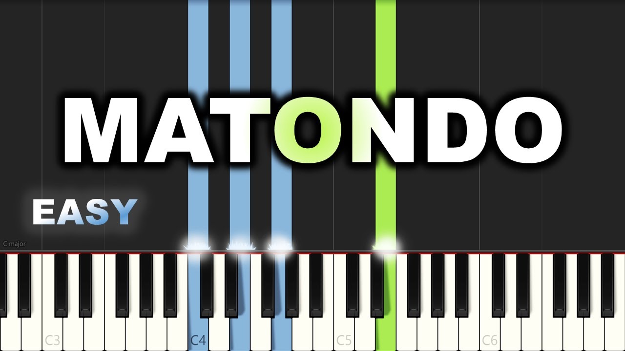Matondo - Frank Mulaja | EASY PIANO TUTORIAL BY Extreme Midi