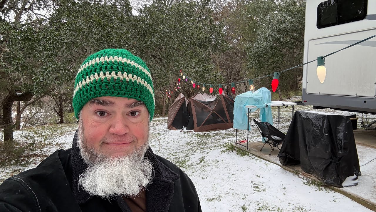 Icy Days at the RV Park