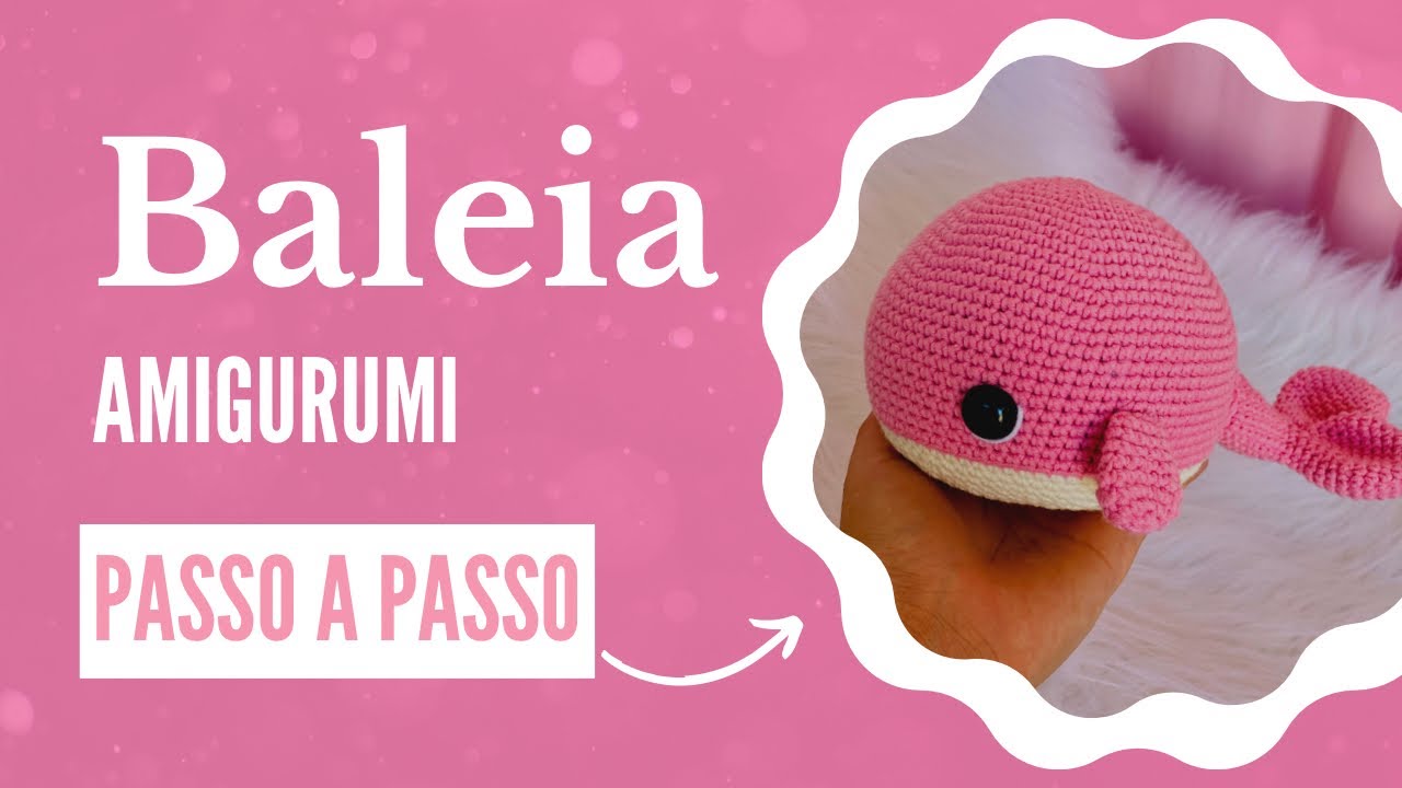 Baleia amigurumi -fácil