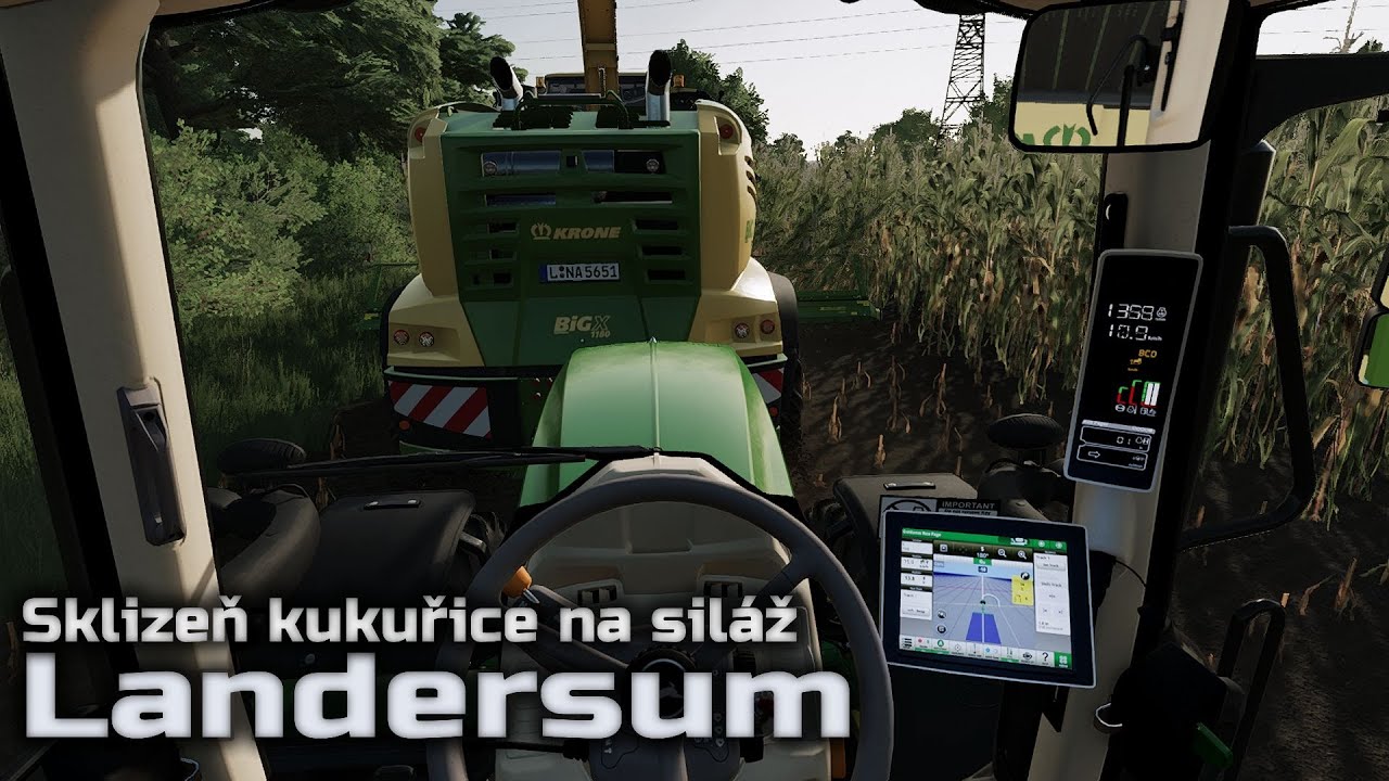 FS22 | Sklizeň kukuřice na siláž | Landersum | Záznam streamu