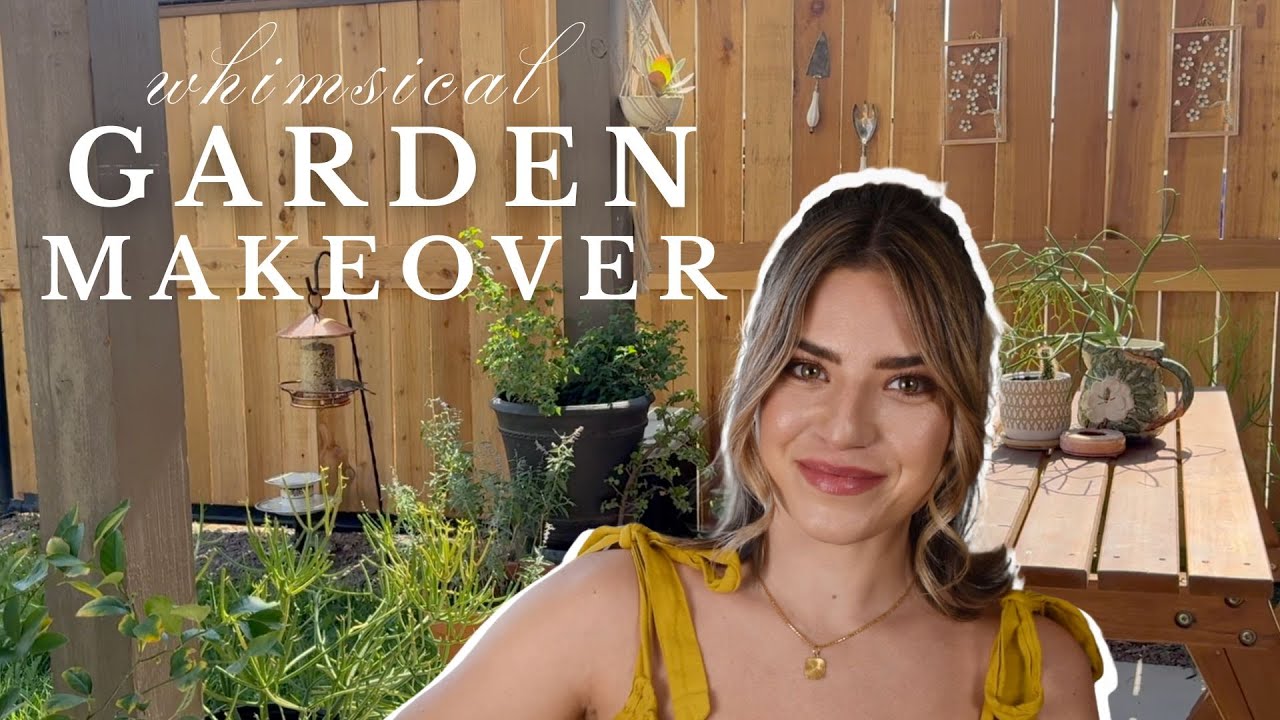 Transforming My Neglected Patio into a Whimsical Cottage Garden - EASY Garden DIY Projects