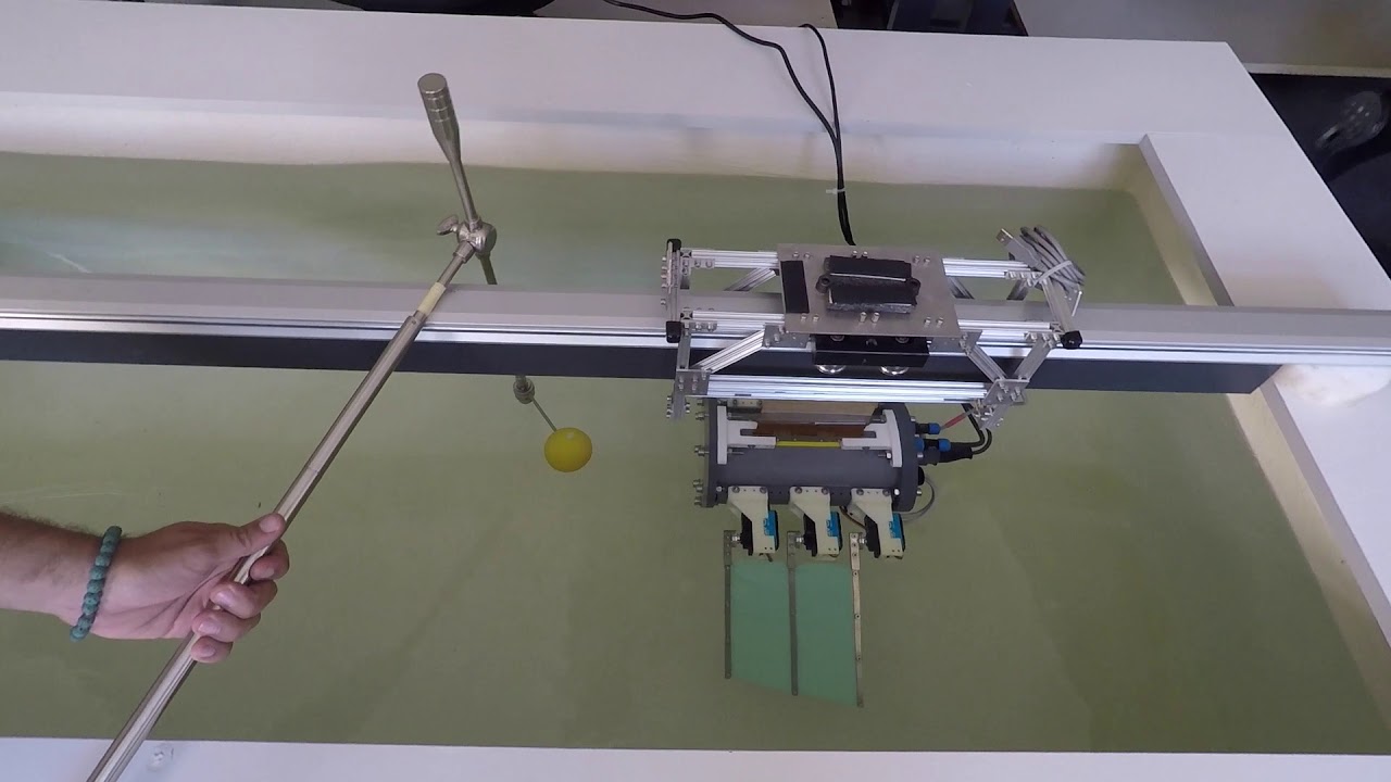 Vision-based tracking for an underwater vehicle with undulatory fin propulsion (preliminary results)