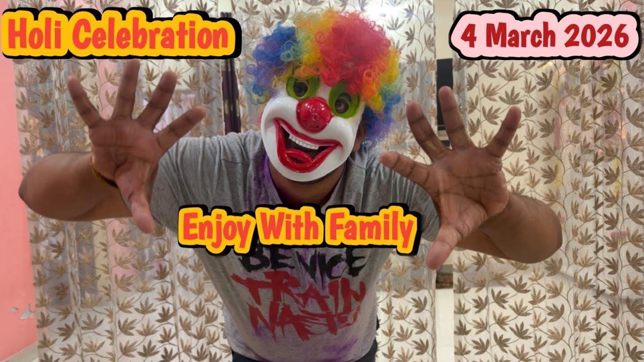 Holi Celebrations 2026 😍😜😎😍With Family 😜💕❤️😎😂😊😊