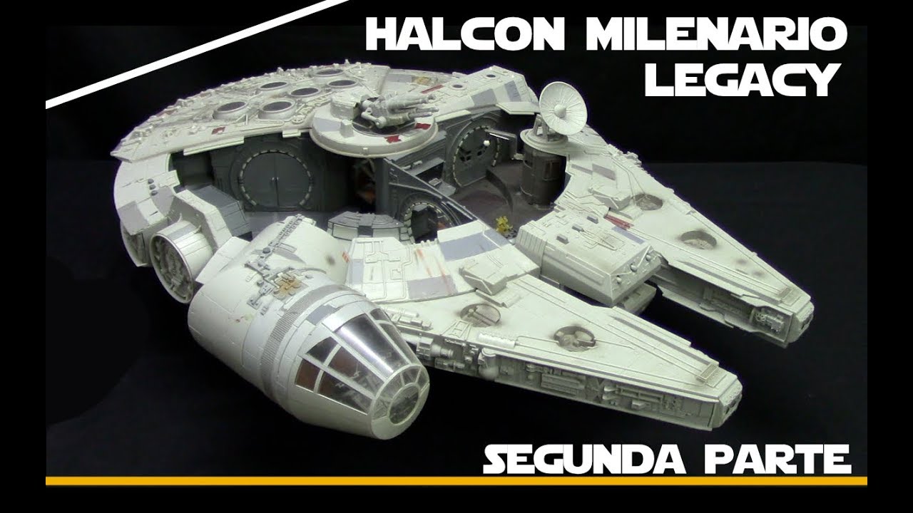 Como funciona Halcon Milenario Legacy Collection Mas Grande Parte 2 Star Wars Hasbro Español