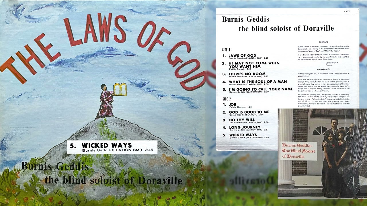 Burnis Geddis &ndash; Wicked Ways