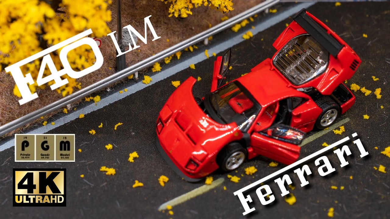 PGM 1:64 - Ferrari F40 LM l Cinema Shot 4K