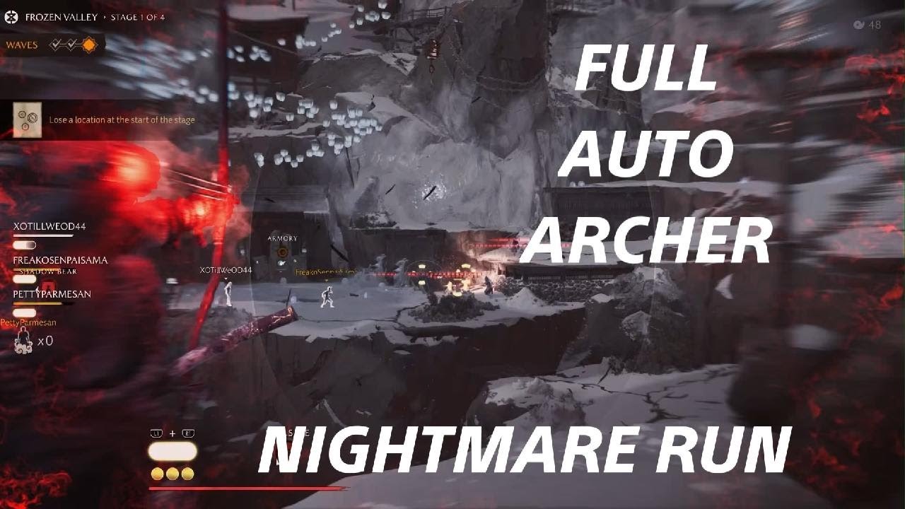 Nightmare Survival Full-Auto Archer Build | Ghost of Yotei Legends