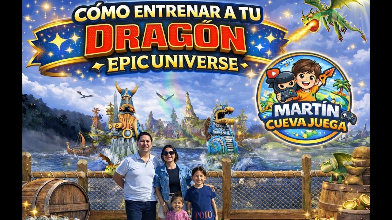COMO ENTRENAR A TU DRAGON - EPIC UNIVERSE #universalstudios #epicuniverse #martincuevajuega