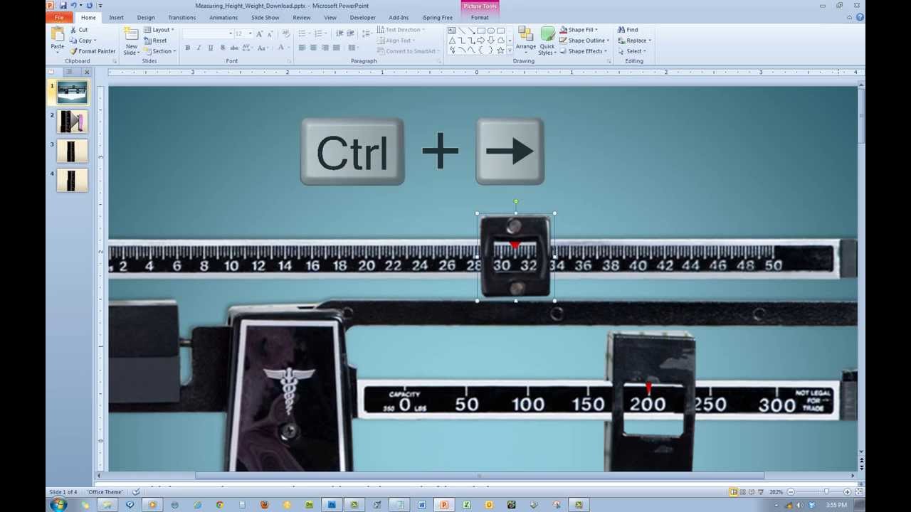 TeachingTools: PowerPoint for Teaching Height and Weight in Virtual Classrooms