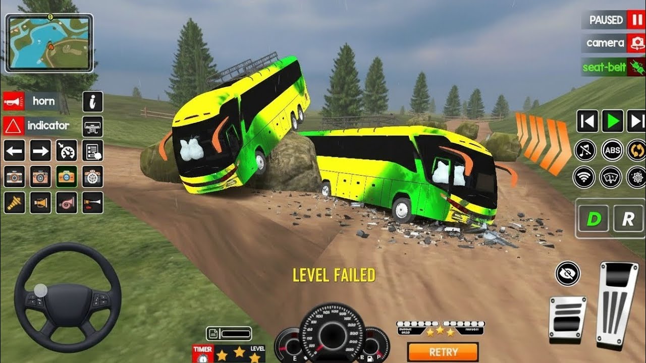 Coach Bus Simulator Game -3D Game Driving In Best Bus 3D Driving Game Android Gameplay vlog#game