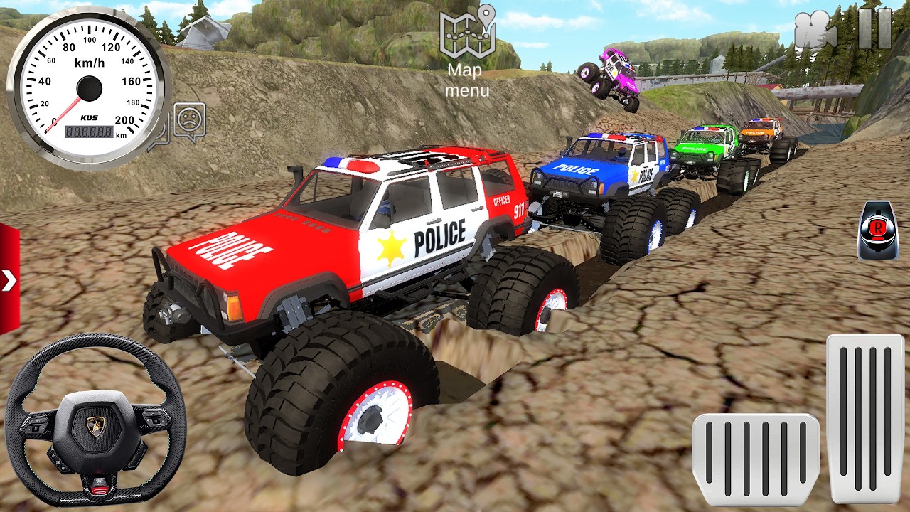 Juegos De Carros - Impossible Monster Truck Racing Offroad 3D - Offroad Outlaws Android GamePlay #1