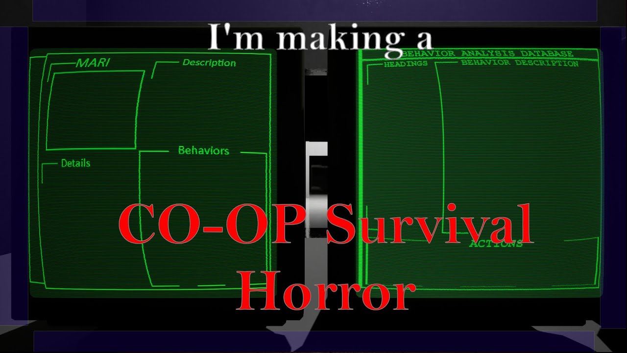 I'm making a Co-op Horror Game (1/19)