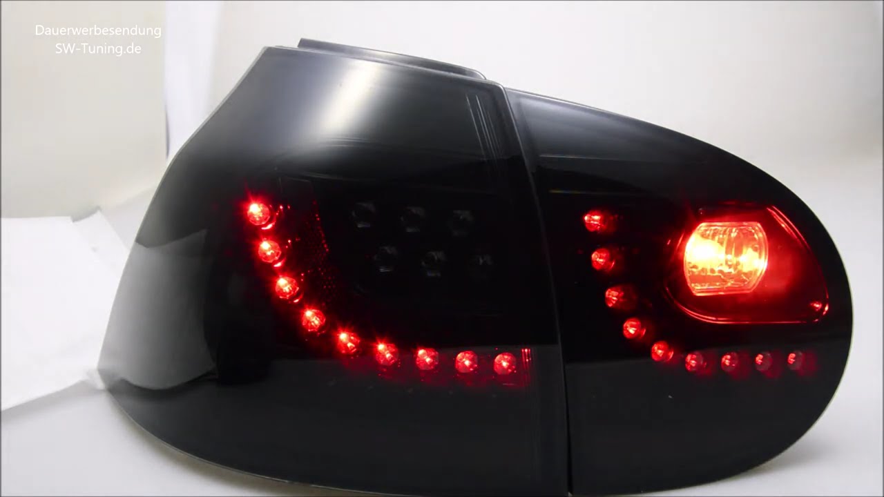 SW-Light LED Rückleuchten passend für VW Golf 5 03-09 black/smoke SW-Tuning