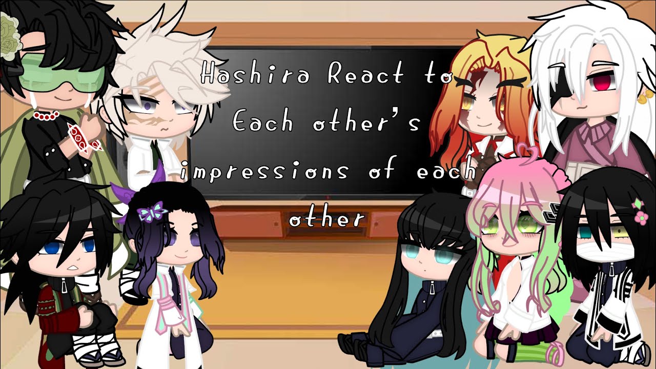 Hashira React to Each Others impressions of each other || Full vid || Flash warning ||