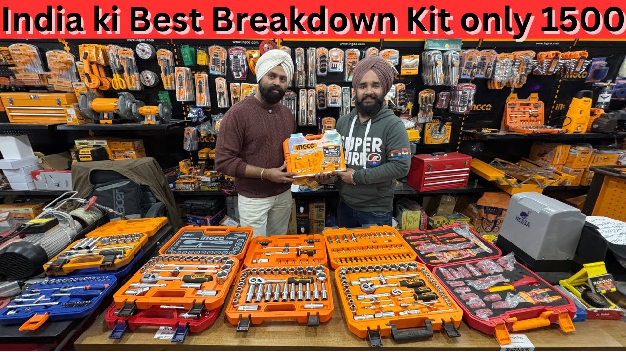 India ki best Breakdown kit only 1500 | best multipurpose tools kits | tools in wholesale